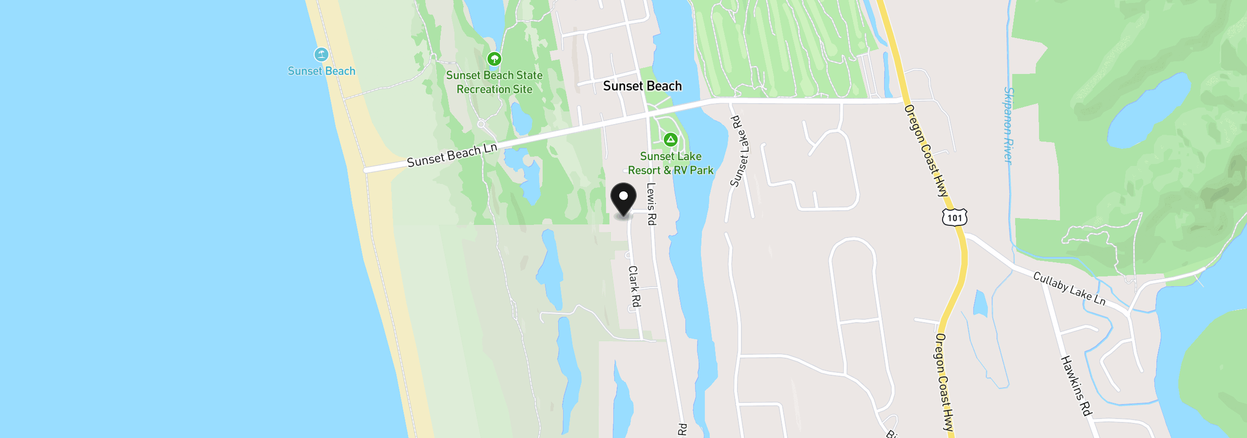 Map showing the location of 90462 Clark Rd, Warrenton, OR 97146