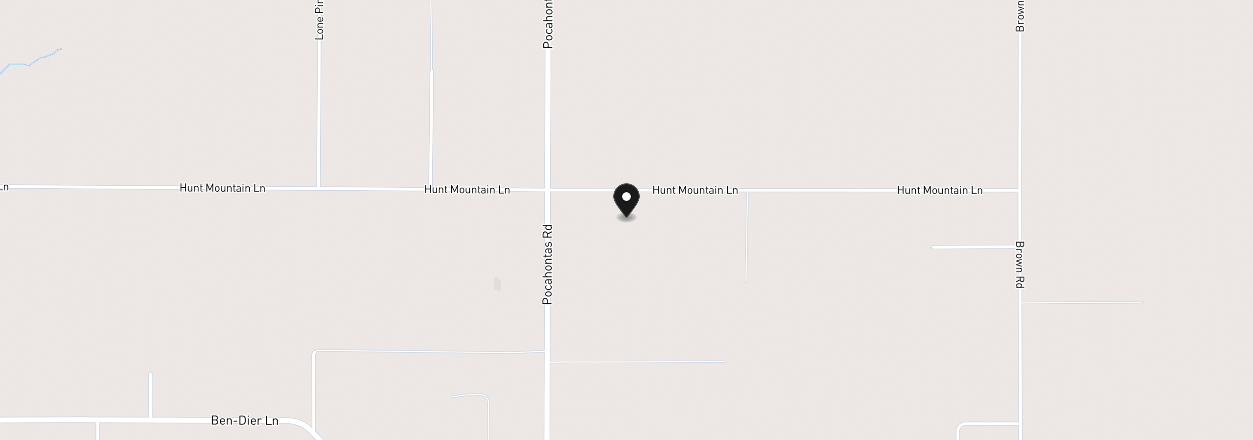 Map showing the location of 15534 Hunt Mountain Ln, Baker City, OR 97814