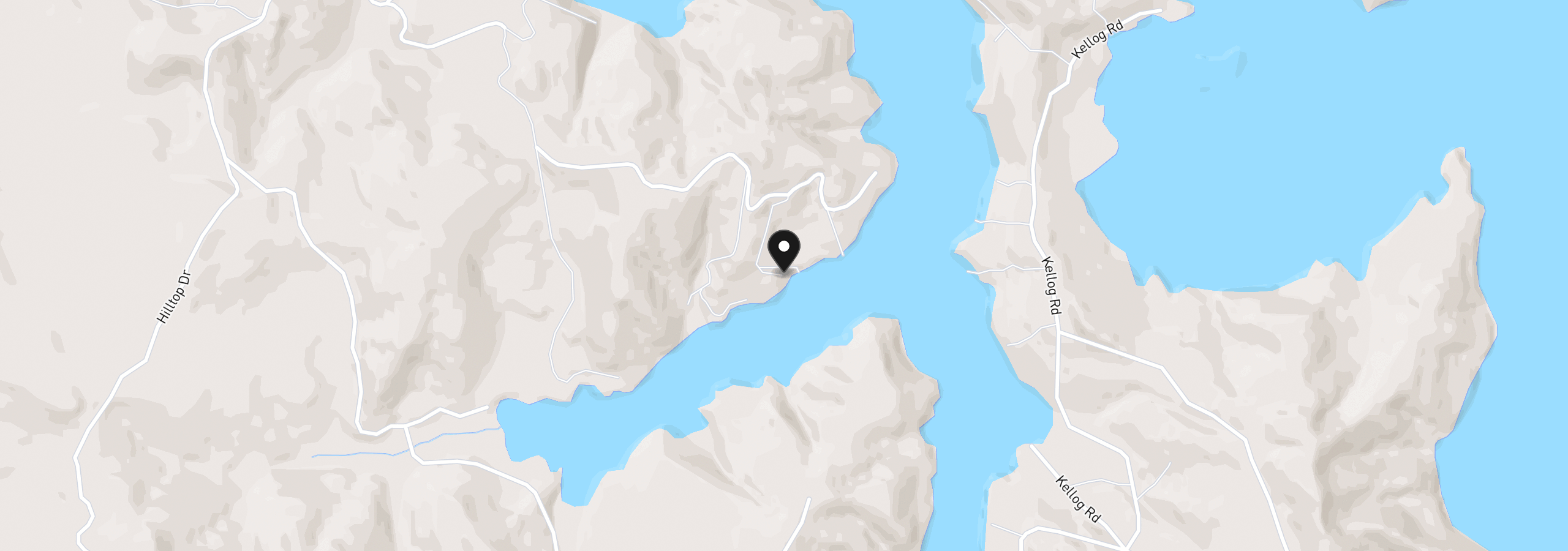 Map showing the location of 70946 Devore Arm Road, Lakeside, OR 97449