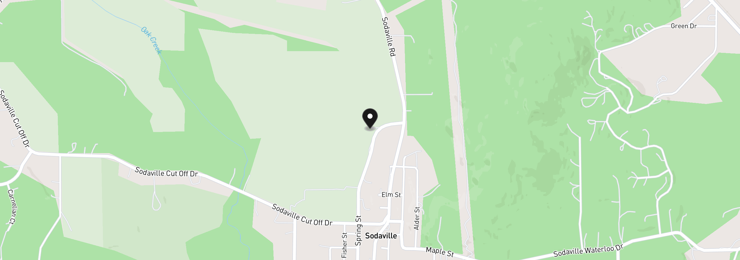 Map showing the location of 30900 Spring St, Lebanon, OR 97355
