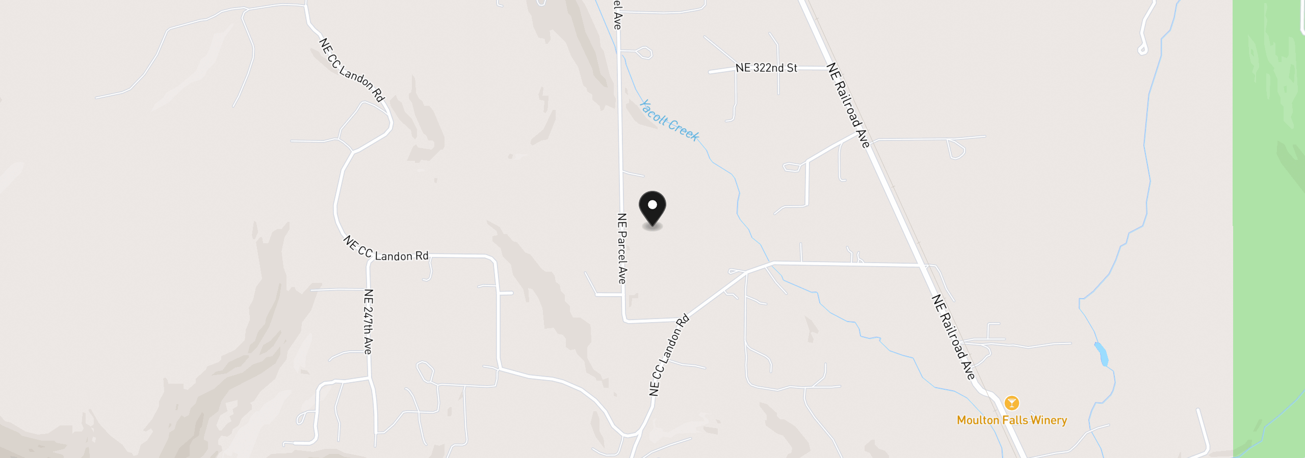 Map showing the location of 31503 NE Parcel Ave, Yacolt, Wa 98675