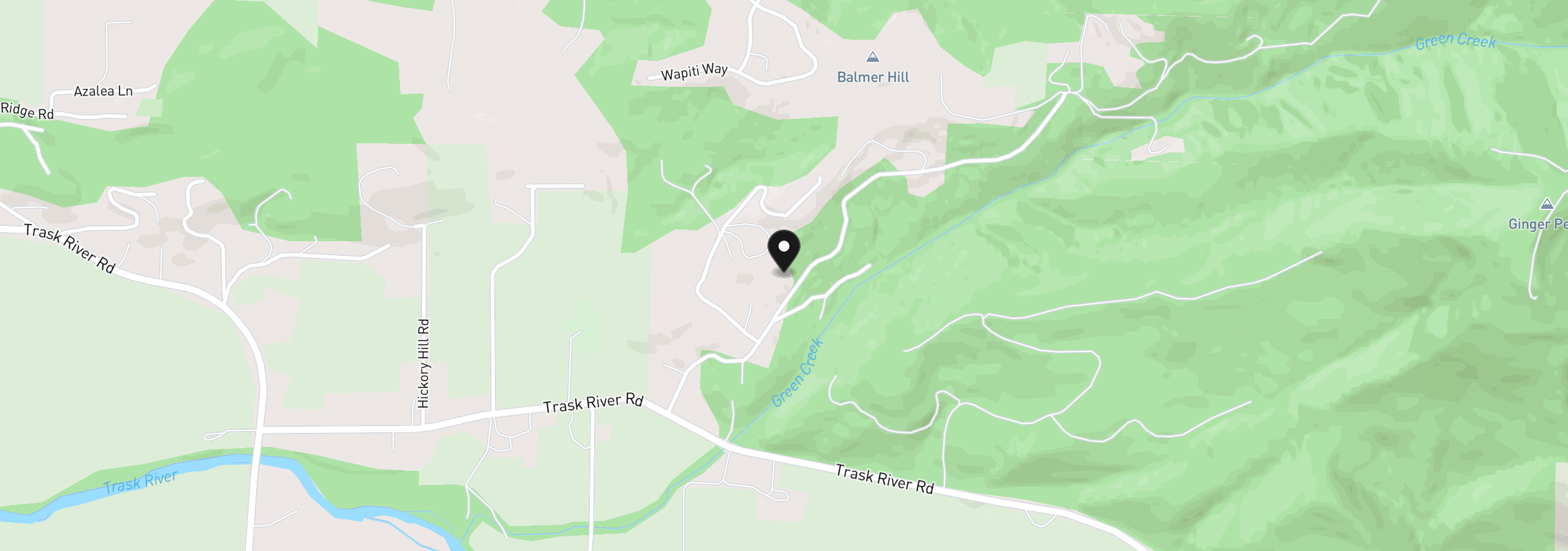 Map showing the location of 1690 Skyline Dr, Tillamook, OR 97141