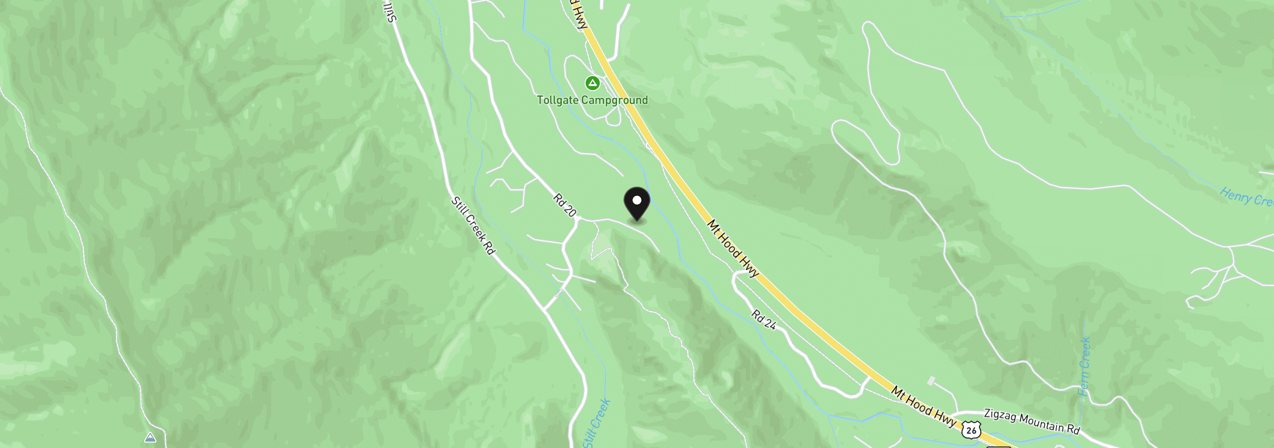 Map showing the location of 73867 Nf-20e Lot 9, Rhododendron, OR 97049