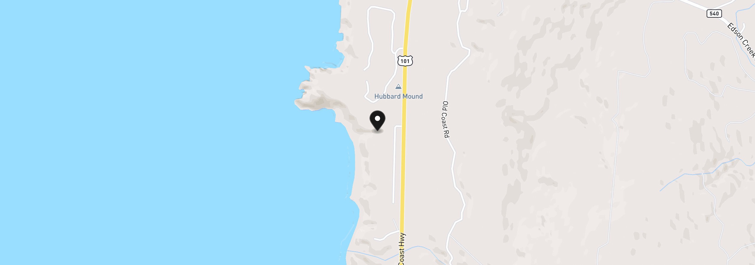 Map showing the location of 31904 Chantrelle Ln, Gold Beach, OR 97444