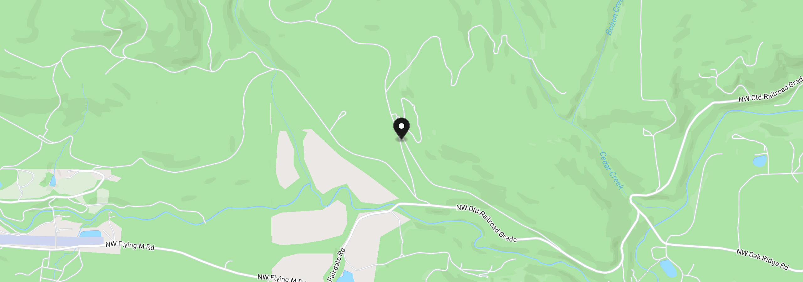 Map showing the location of 21012 NW Trask Toll Rd, Yamhill, OR 97148