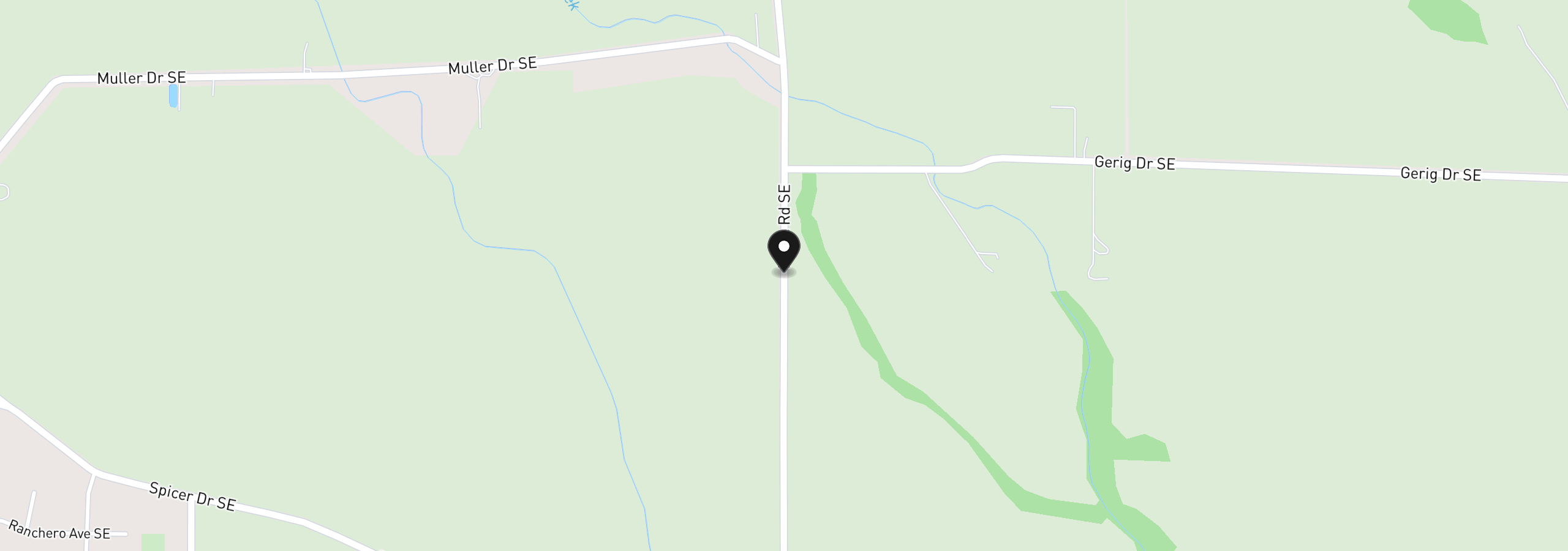 Map showing the location of 35719 Engle Rd, Albany, OR 97322