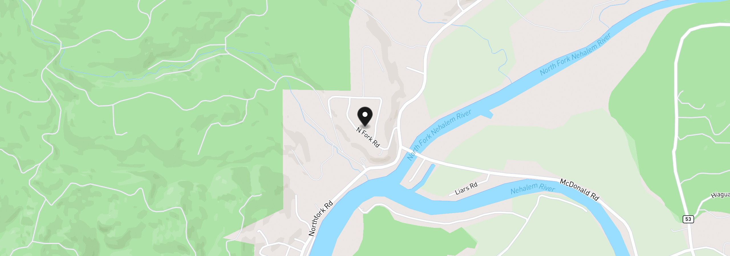 Map showing the location of 15 Riverview Meadows, Nehalem, OR 97131
