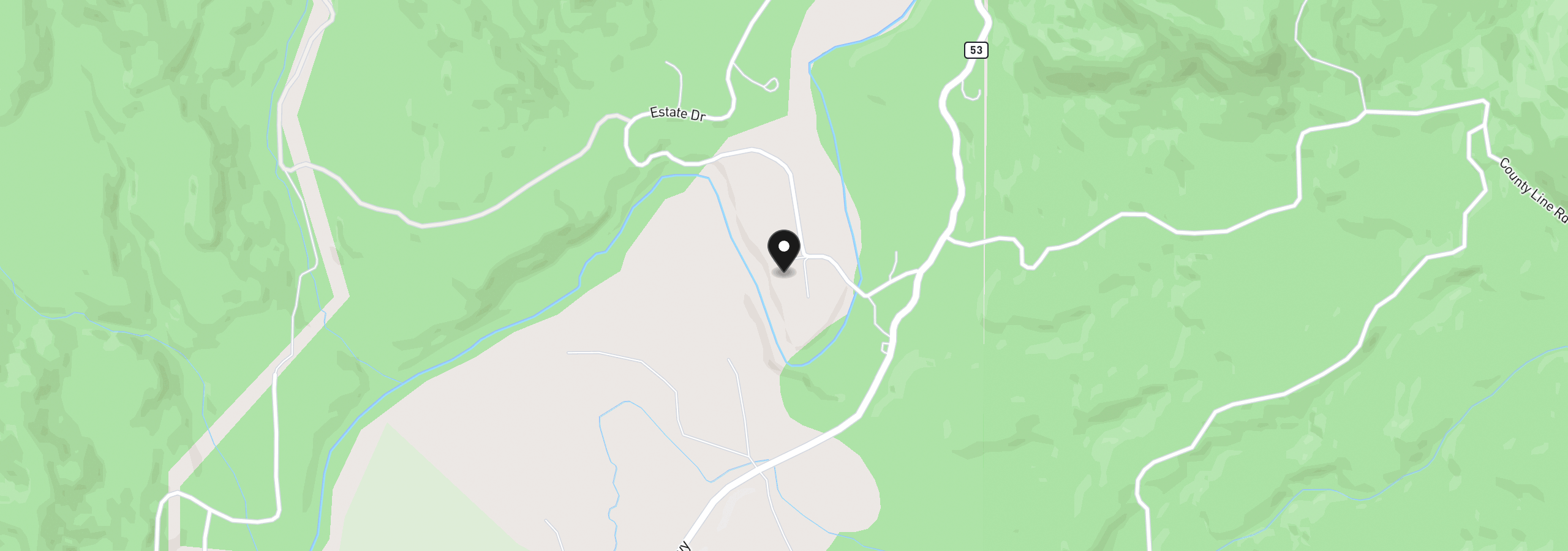 Map showing the location of 79020 Estate Dr, Nehalem, OR 97131