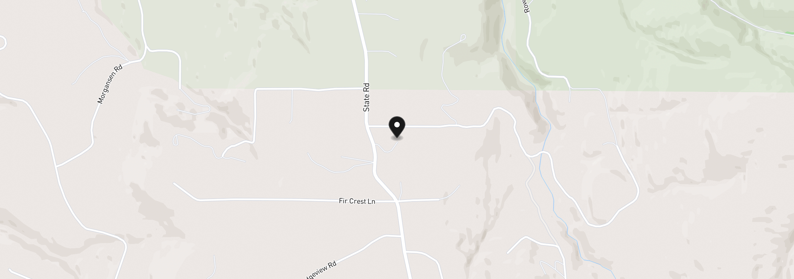Map showing the location of 2023 State Rd, Mosier, OR 97040
