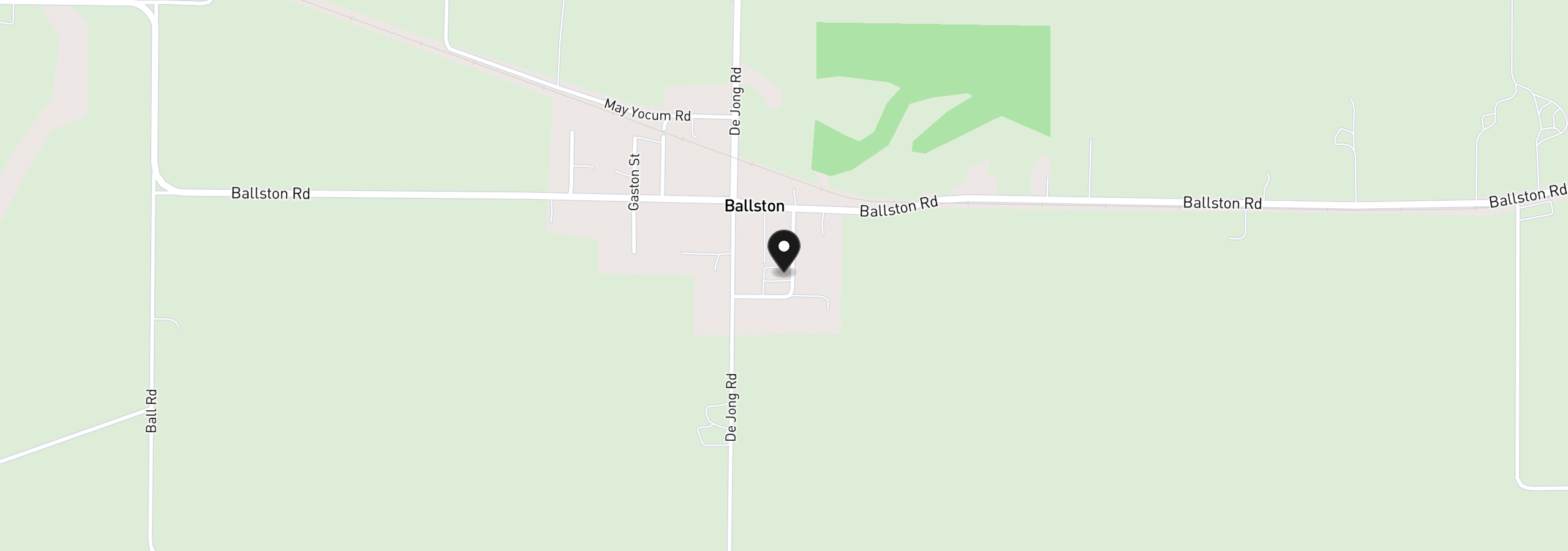Map showing the location of 9015 Community Club Rd, Amity, OR 97101