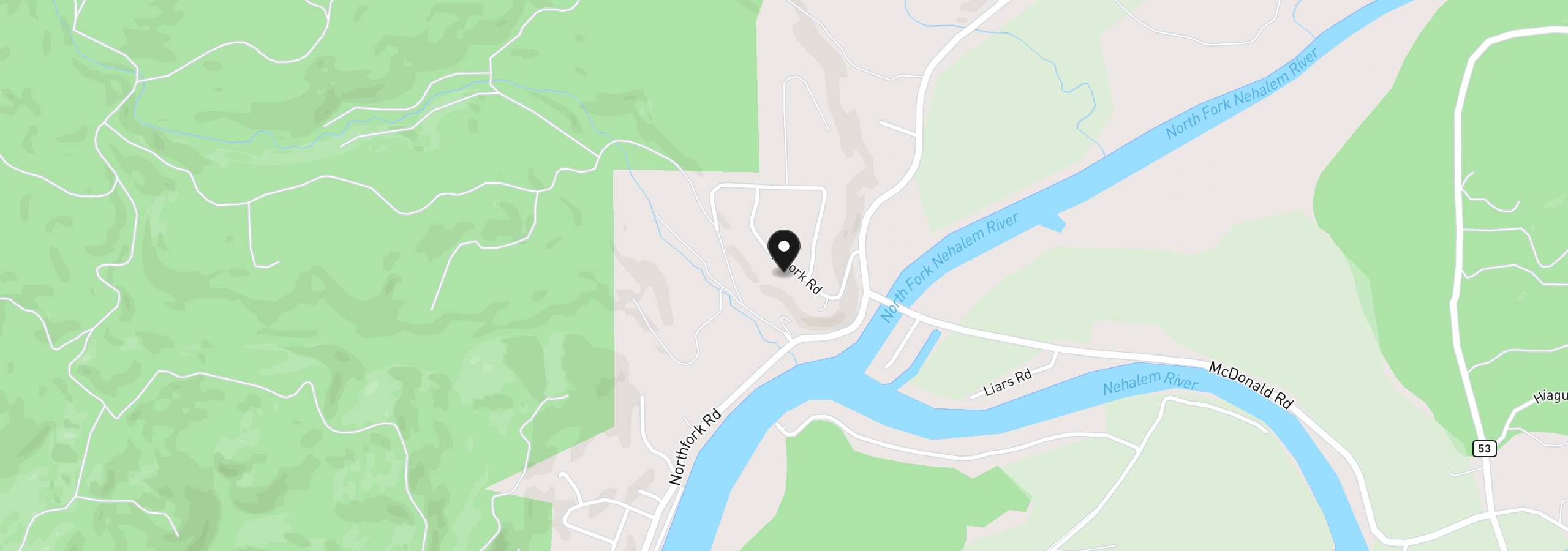 Map showing the location of Riverview Meadows Ln 4, Nehalem, OR 97131