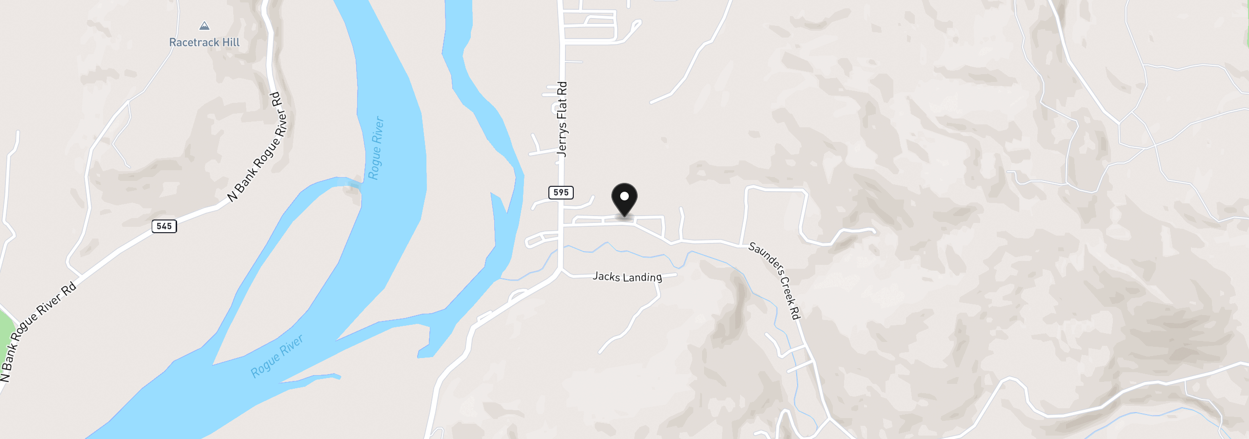 Map showing the location of 95691 Saunders Creek Rd 13, Gold Beach, OR 97444