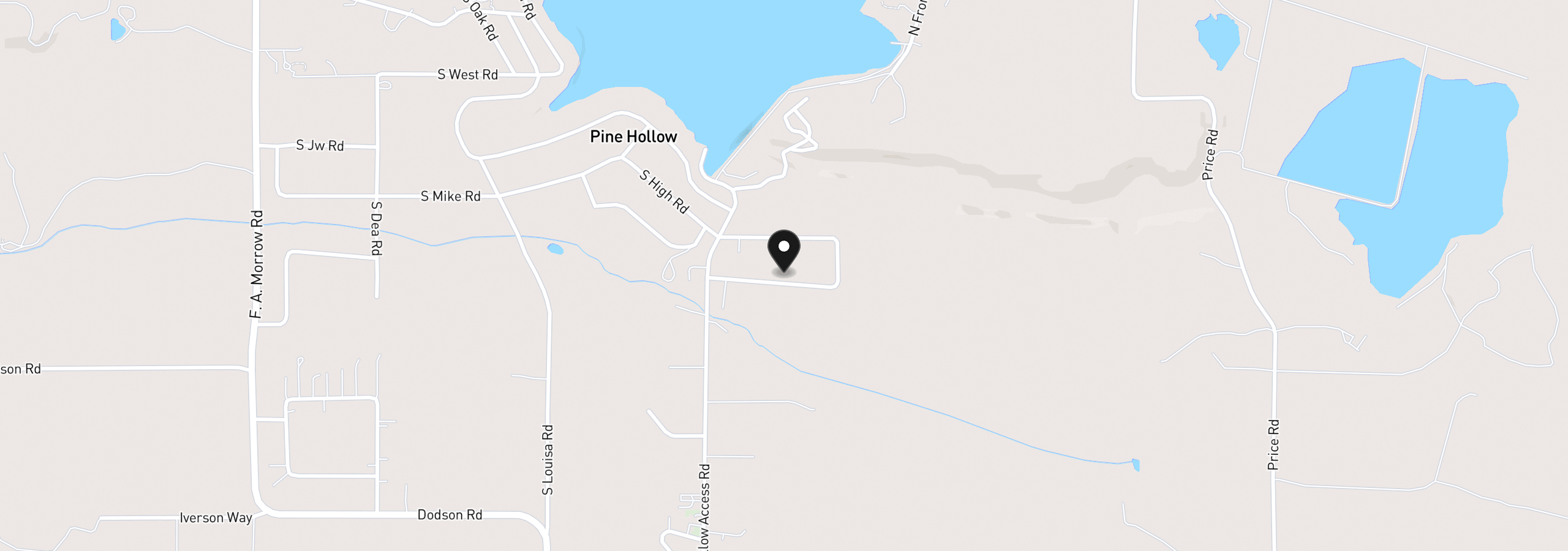 Map showing the location of 18 S Appleman Rd, Tygh Valley, OR 97063