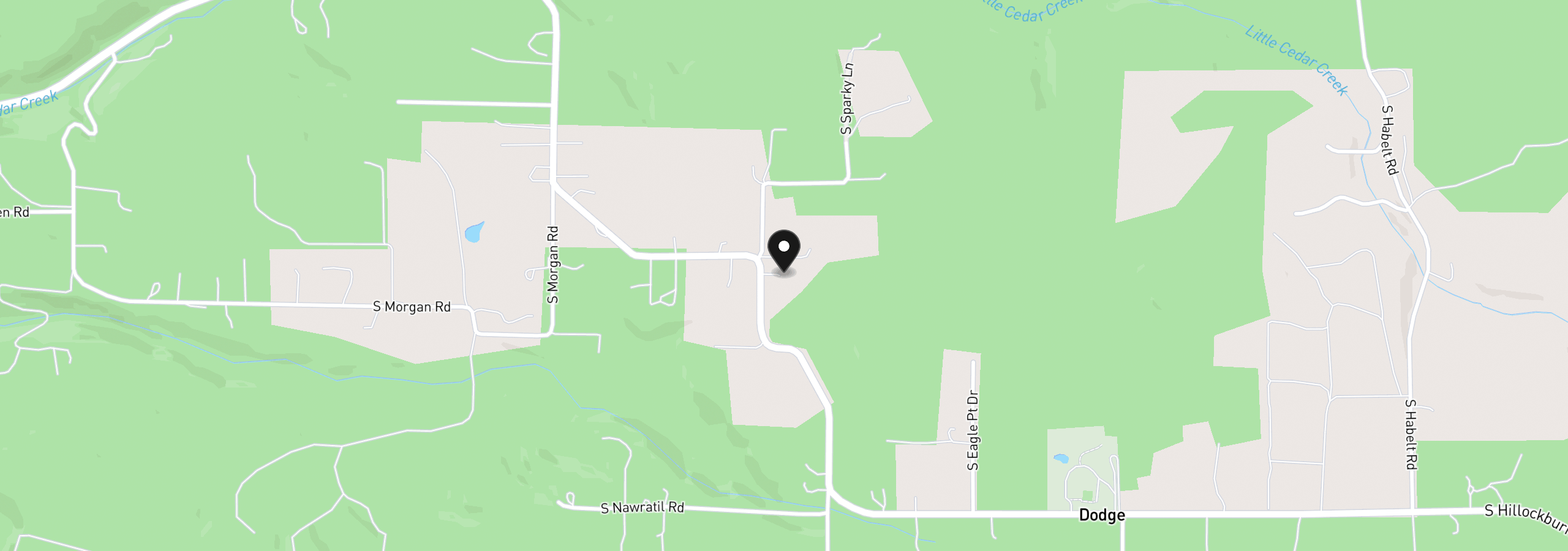 Map showing the location of 26606 S Hillockburn Rd, Estacada, OR 97023