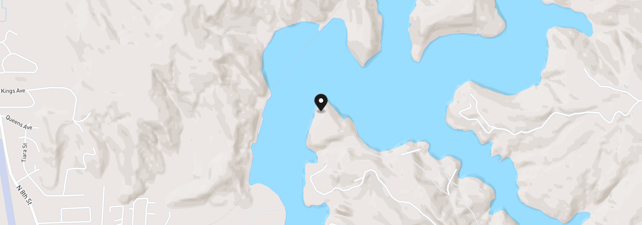 Map showing the location of 72312 Potlatch Rd, Lakeside, OR 97449