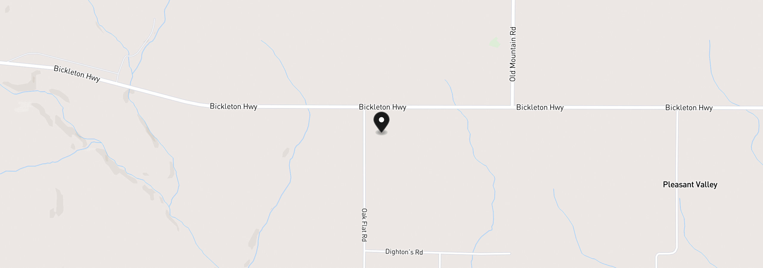 Map showing the location of Bickleton Hwy 2, Goldendale, Wa 98620