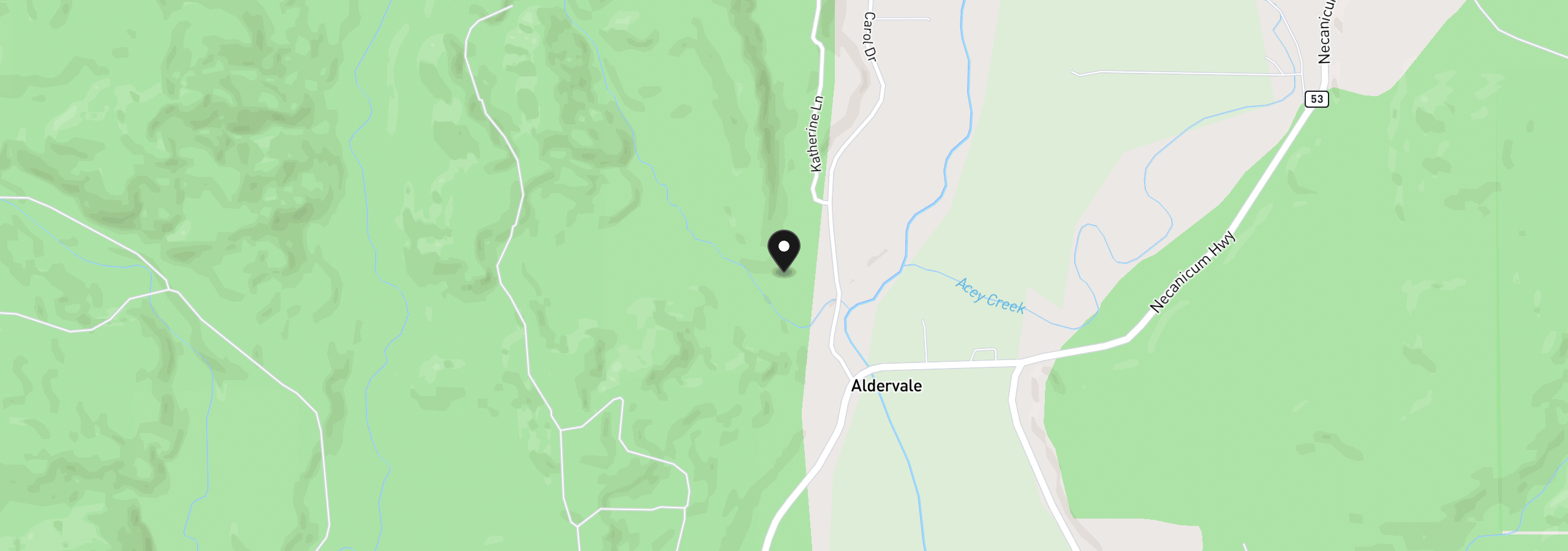 Map showing the location of 43300 Carol Dr, Nehalem, OR 97131
