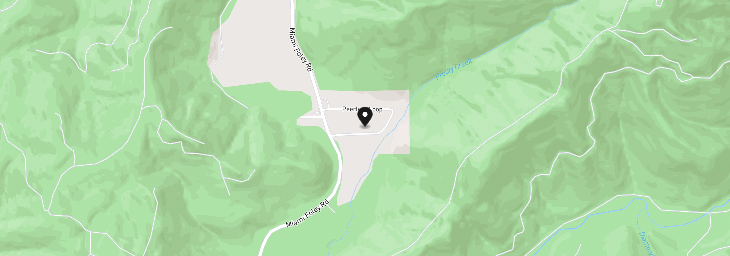 Map showing the location of Peerless Loop, Nehalem, OR 97131