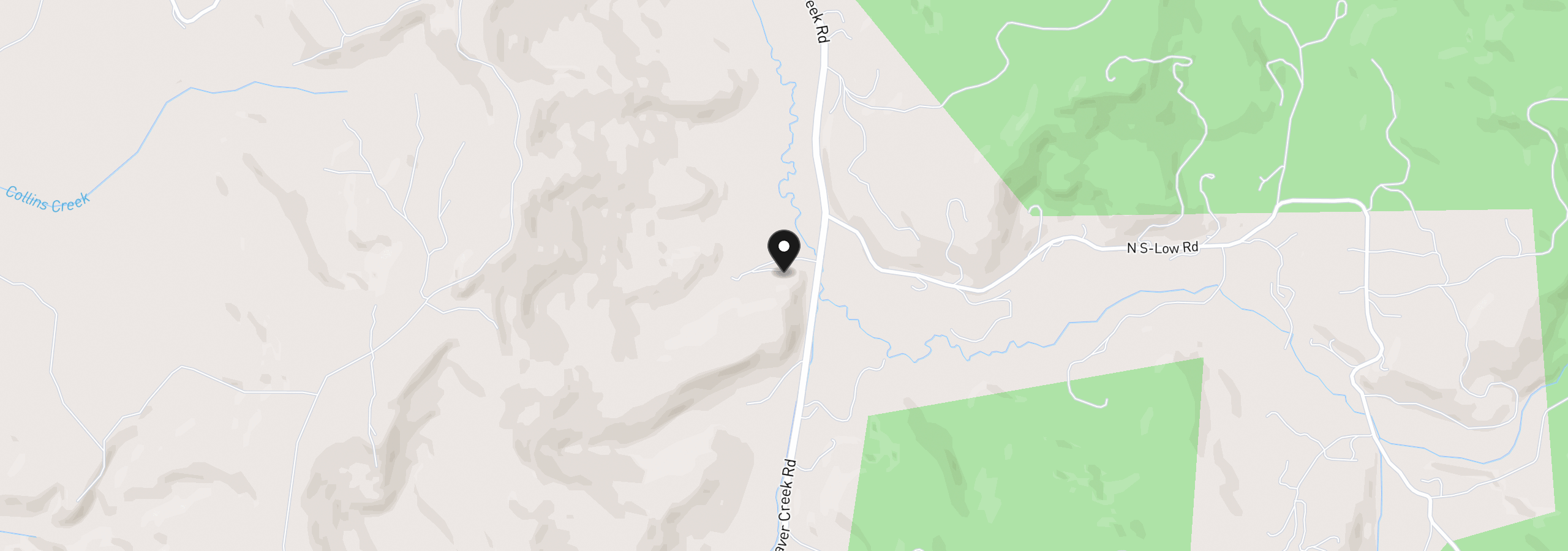 Map showing the location of 2628 S Beaver Creek Rd, Seal Rock, OR 97376