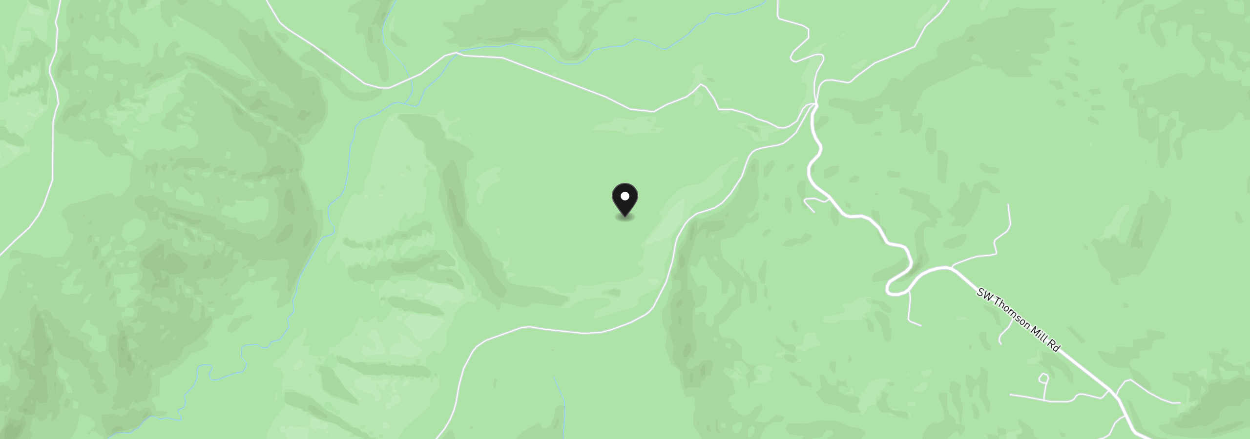 Map showing the location of 0 SW Rock Creek Rd, Sheridan, OR 97378