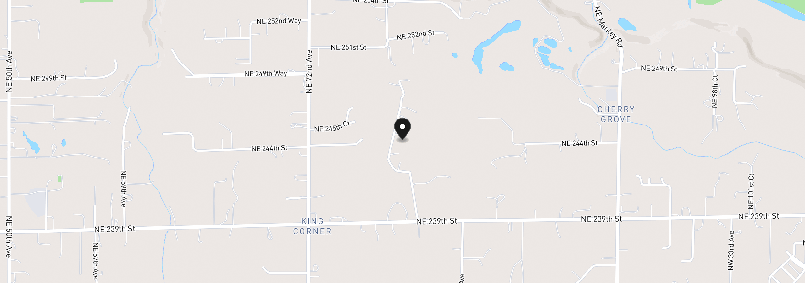Map showing the location of 24409 NE Stegert Dr, Battle Ground, Wa 98604
