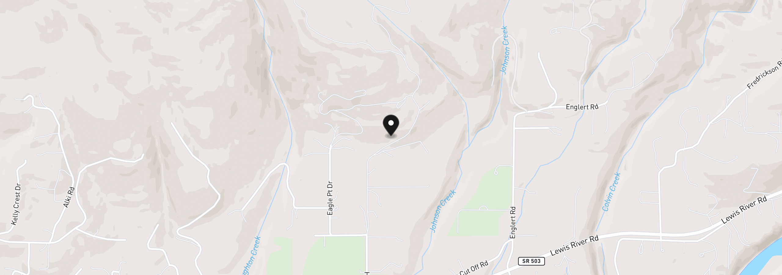 Map showing the location of 393 Hansen Ext Rd, Woodland, Wa 98674