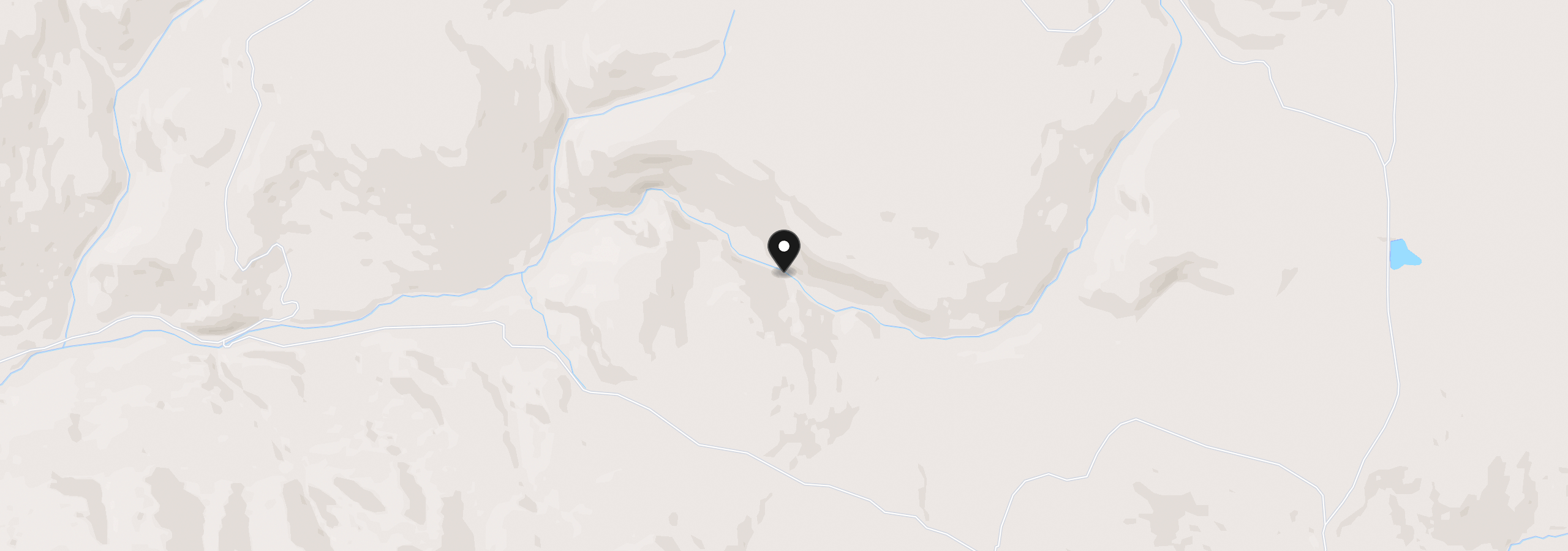 Map showing the location of 0 Davis Creek Rd, John Day, OR 97845