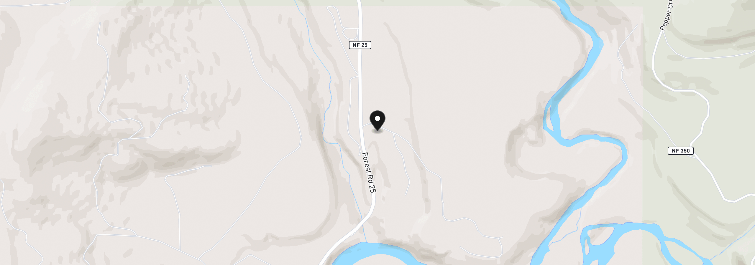 Map showing the location of 6 Loowit Ln, Cougar, Wa 98616