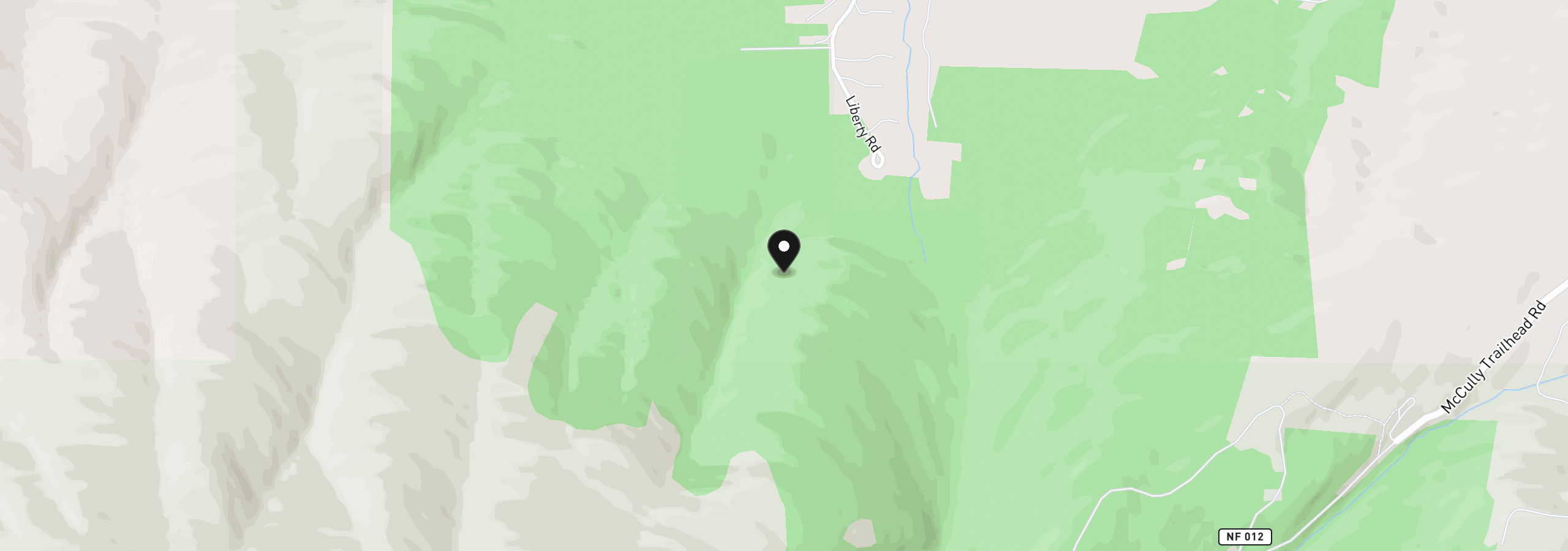 Map showing the location of 0 Liberty Rd, Joseph, OR 97846