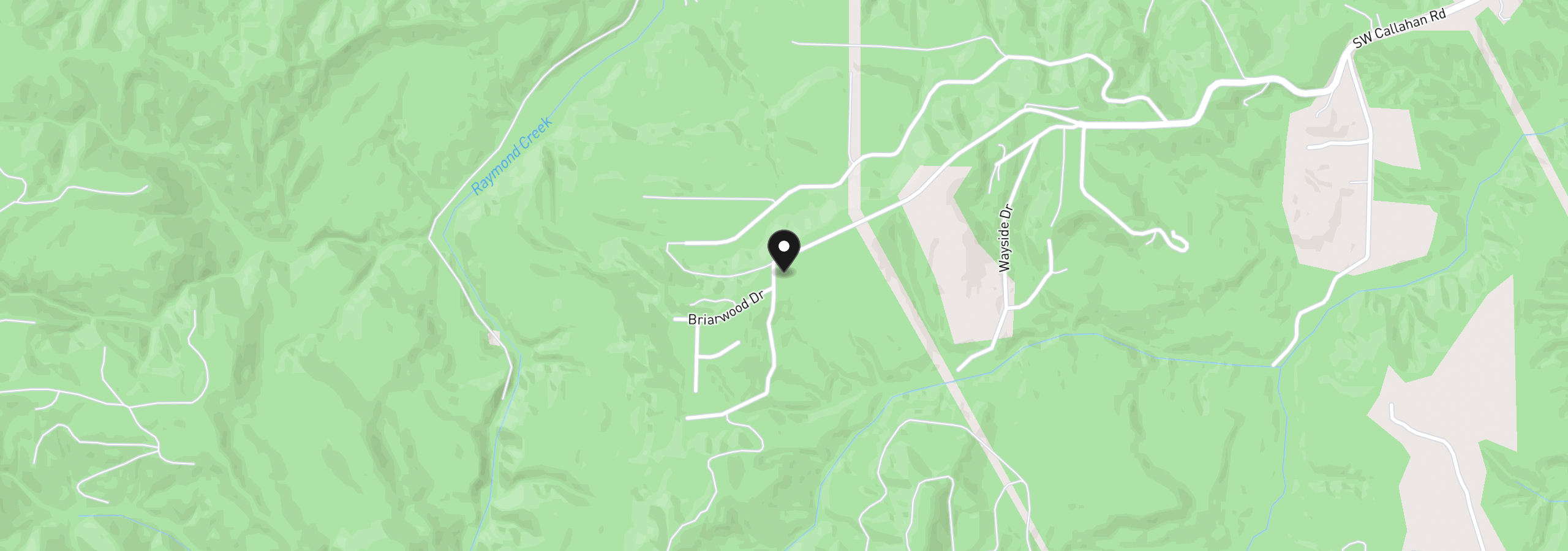 Map showing the location of 24 Callahan, Scappoose, OR 97056