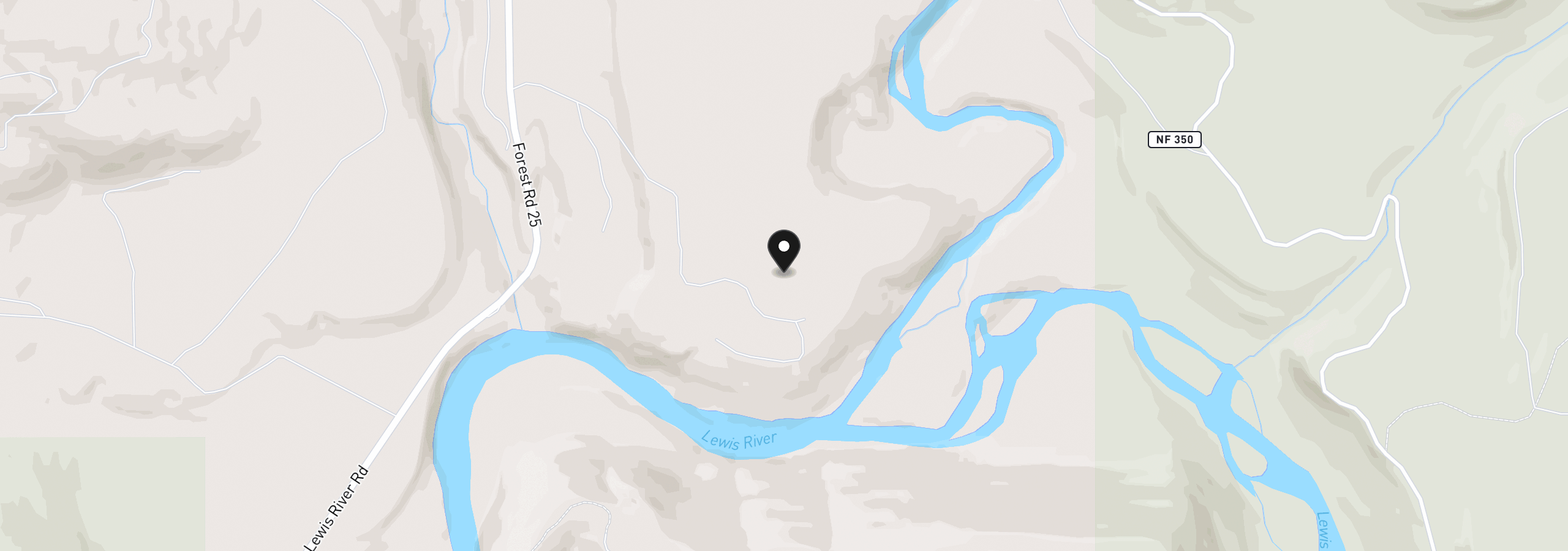 Map showing the location of 4 Loowit Ln, Cougar, Wa 98616