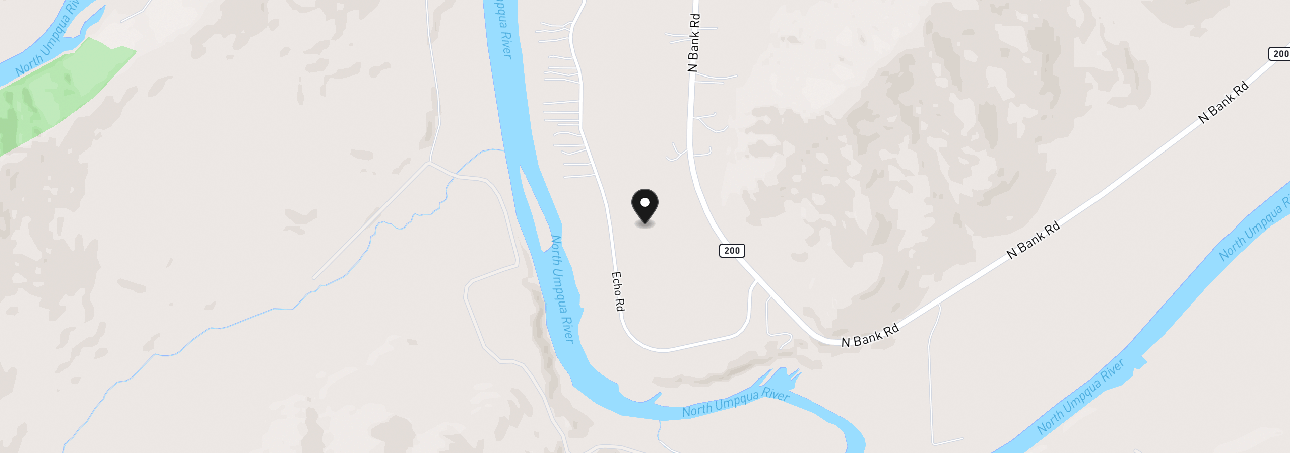 Map showing the location of 757 Echo Dr, Roseburg, OR 97470