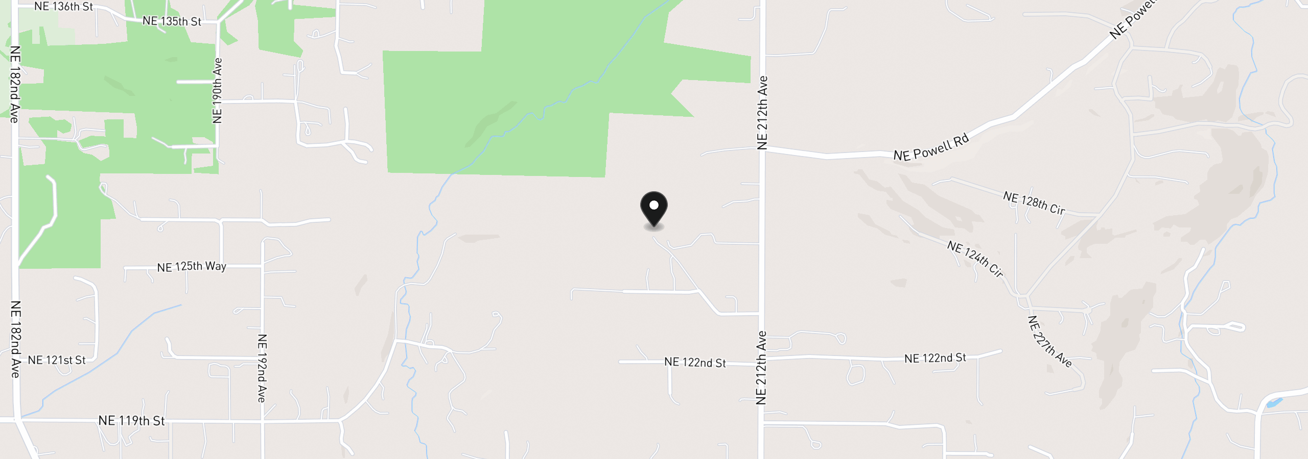 Map showing the location of 20818 NE Richmond Rd, Brush Prairie, Wa 98606
