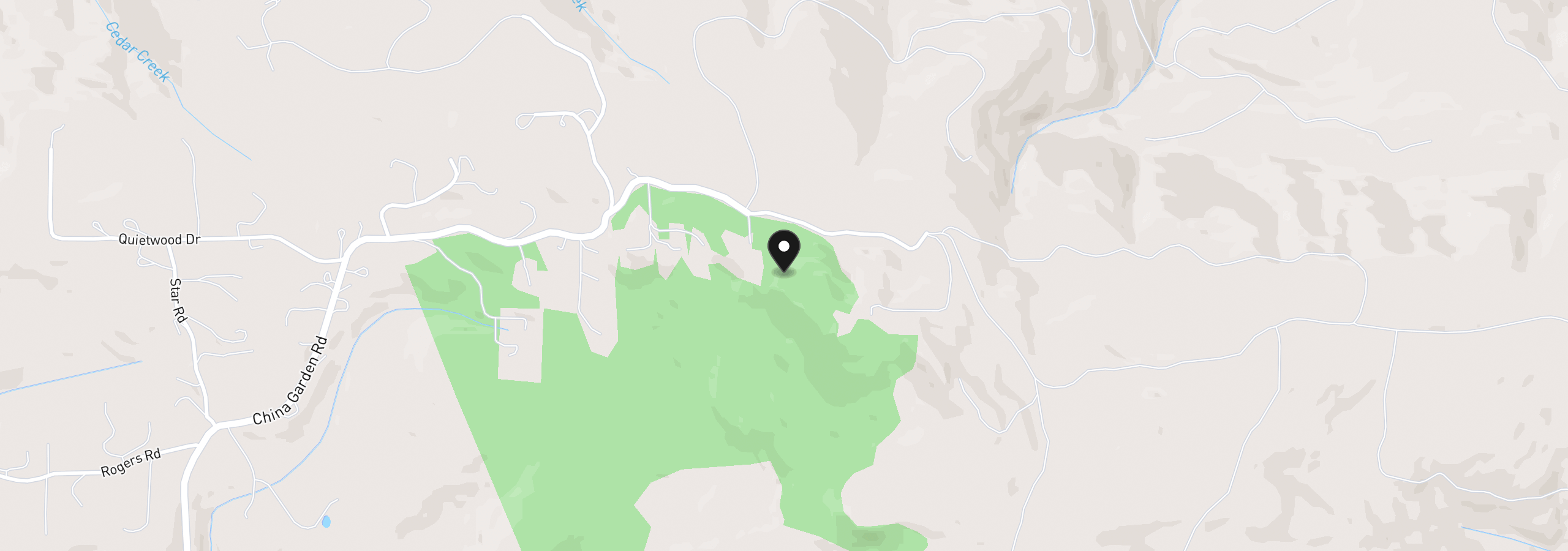Map showing the location of China Garden Rd A, Kalama, Wa 98625