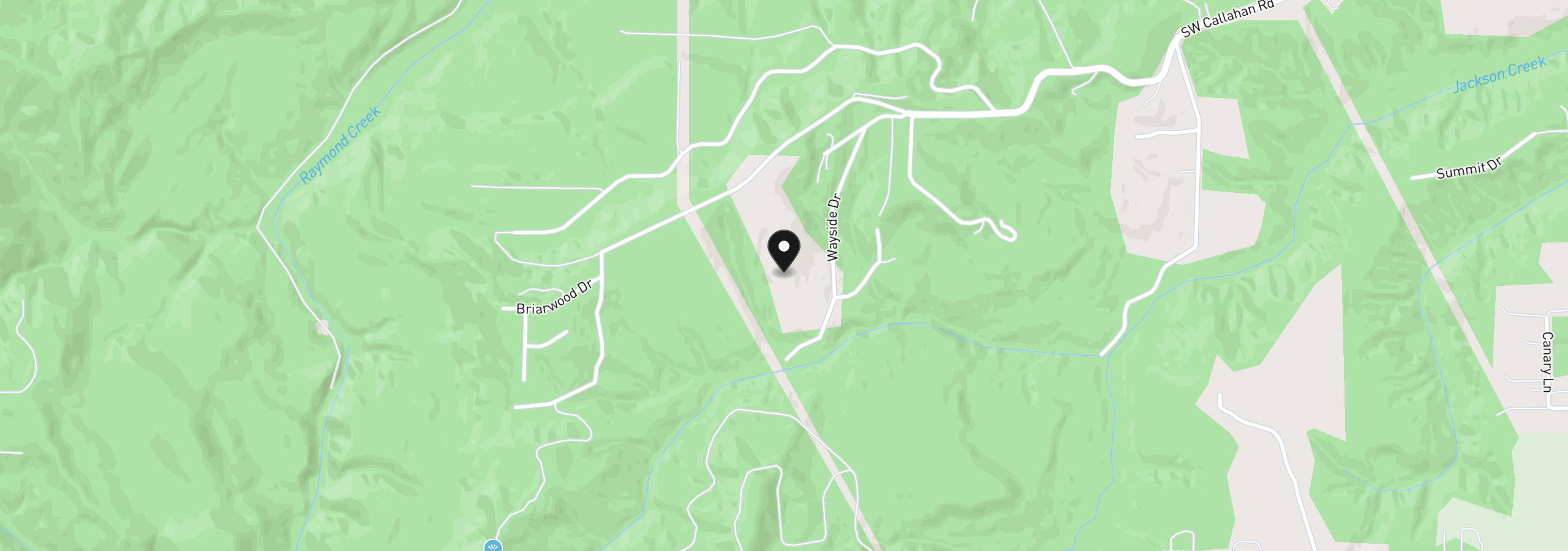 Map showing the location of Hawthorne 10, Scappoose, OR 97056