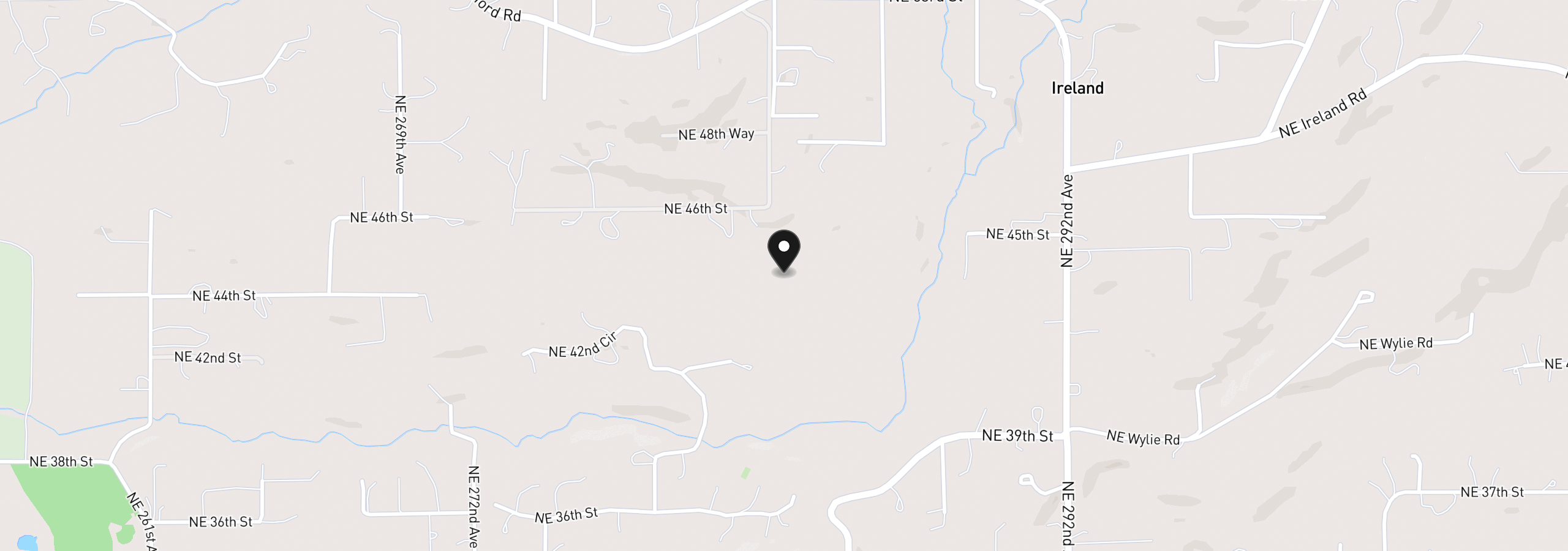 Map showing the location of NE 43rd Cir Lot 1, Camas, Wa 98607