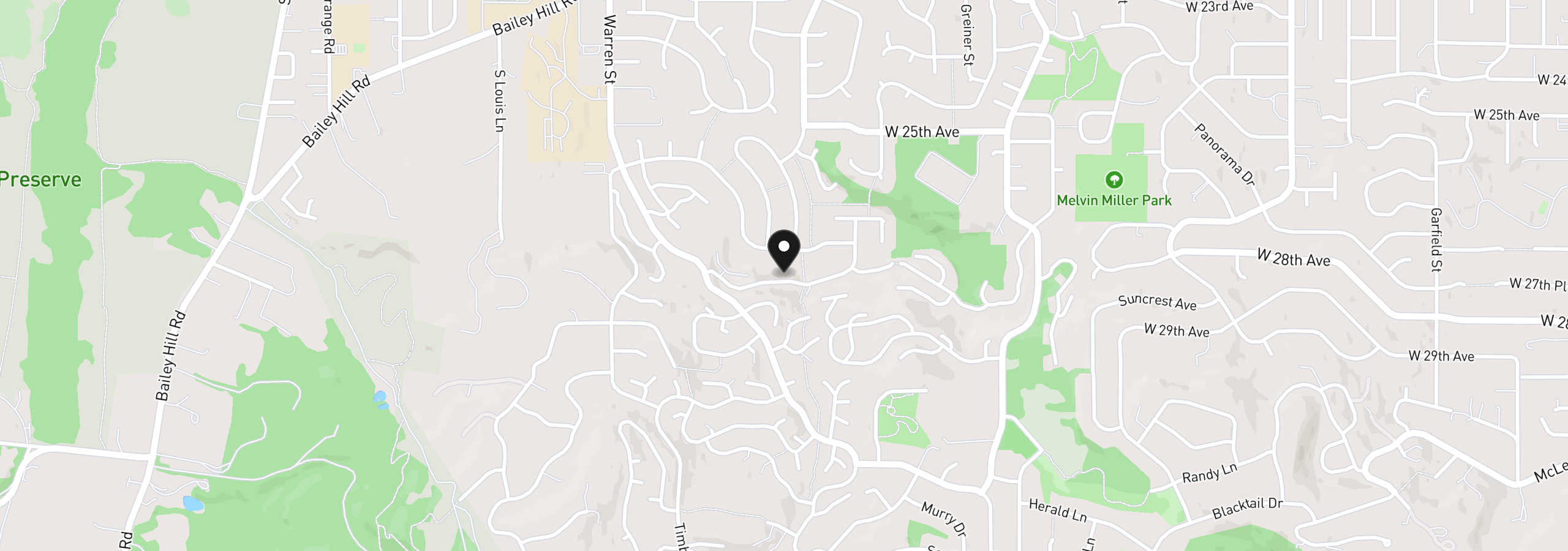 Map showing the location of 3809 Colony Oaks Dr, Eugene, OR 97405