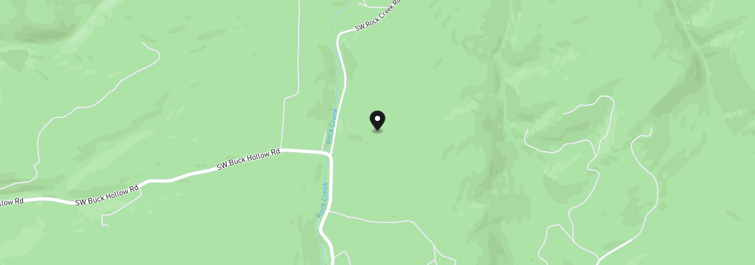 Map showing the location of 00 Buck Hollow Rd, Sheridan, OR 97378