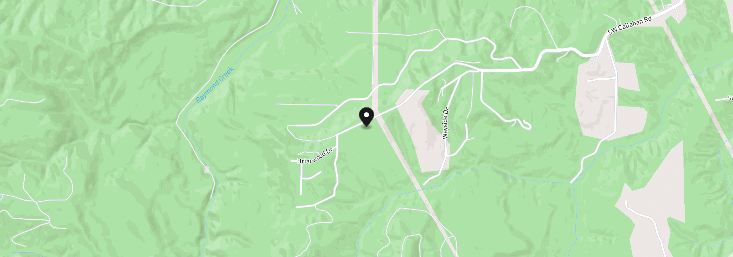 Map showing the location of Callahan 28, Scappoose, OR 97056