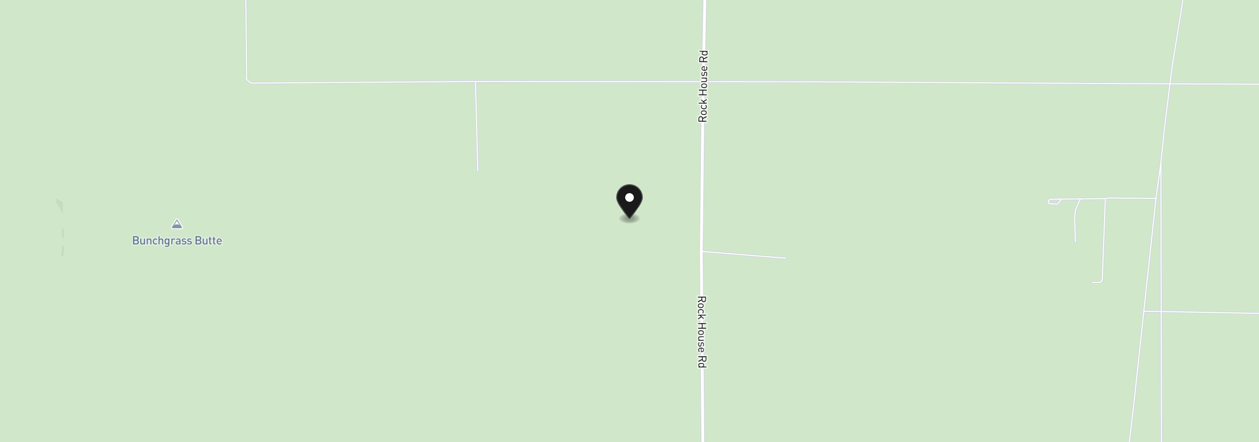 Map showing the location of Rock House Rd 300, Christmas Valley, OR 97641