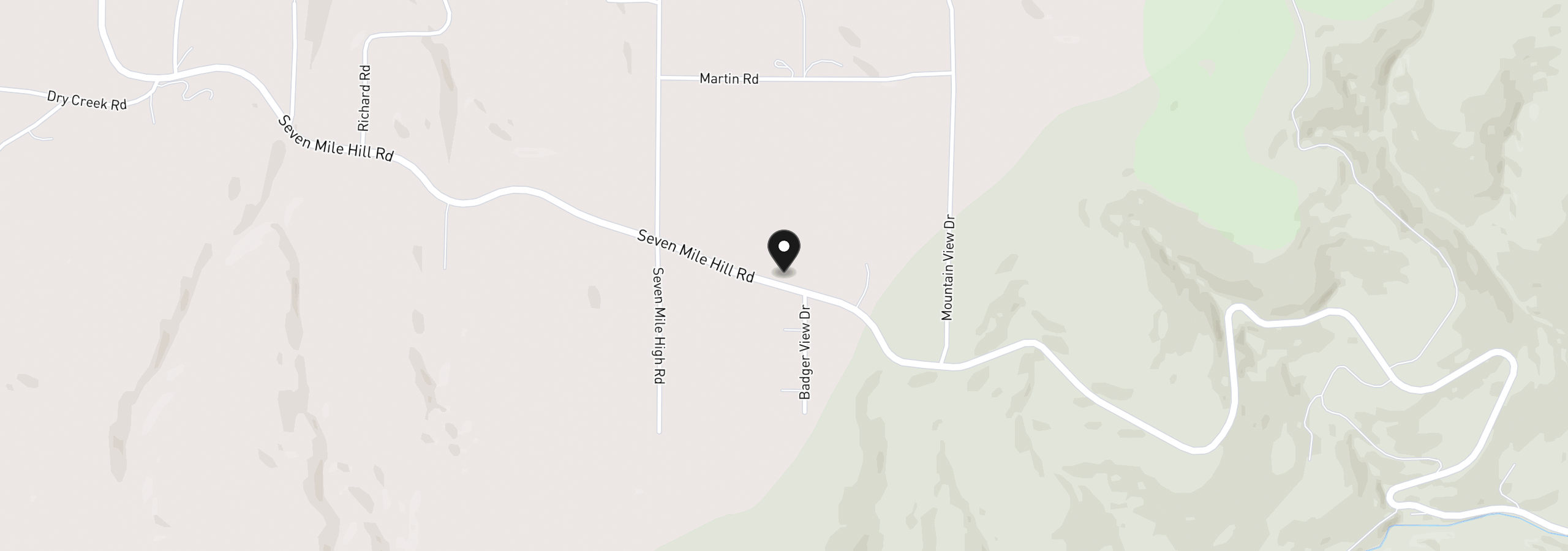 Map showing the location of Sevenmile Hill Rd, Mosier, OR 97040