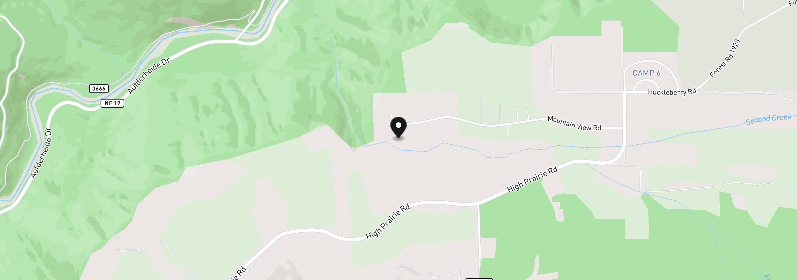 Map showing the location of 49220 Mountain View Rd, Oakridge, OR 97463