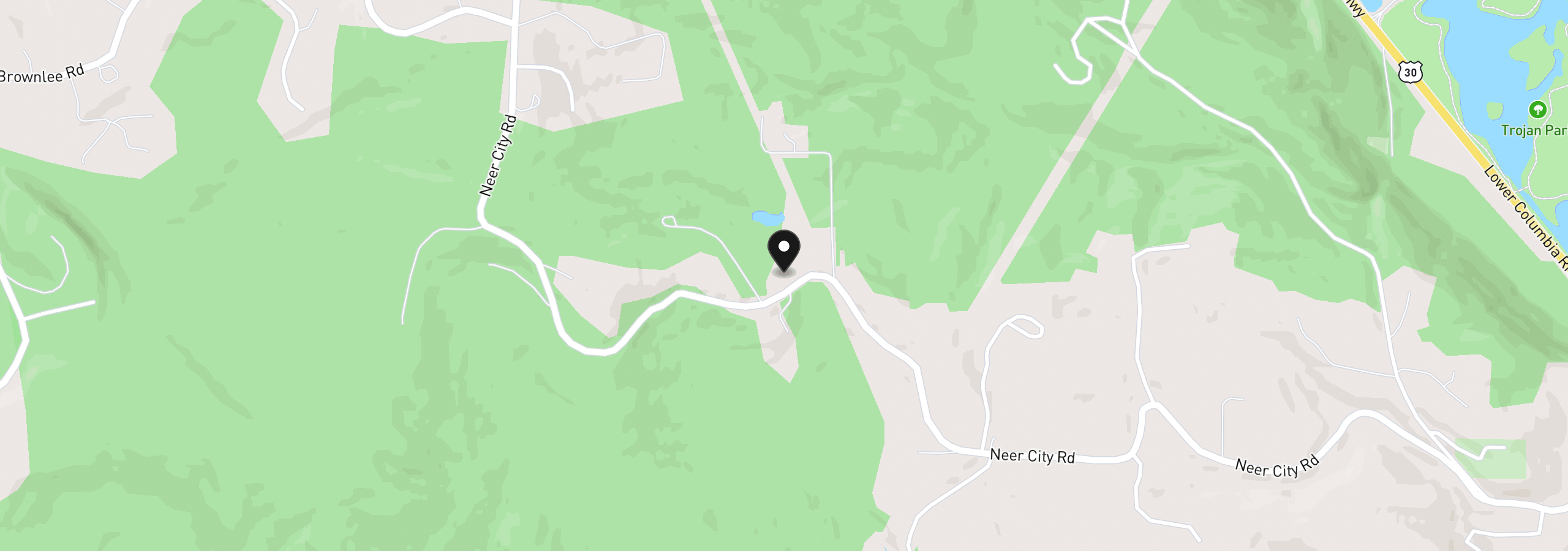 Map showing the location of 71214 Neer City Rd, Rainier, OR 97048