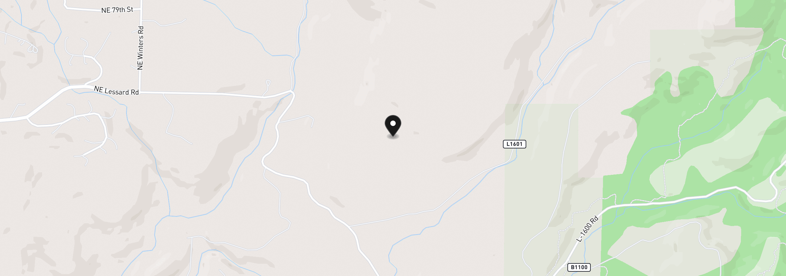 Map showing the location of 3 NE Jones Creek Rd, Camas, Wa 98607