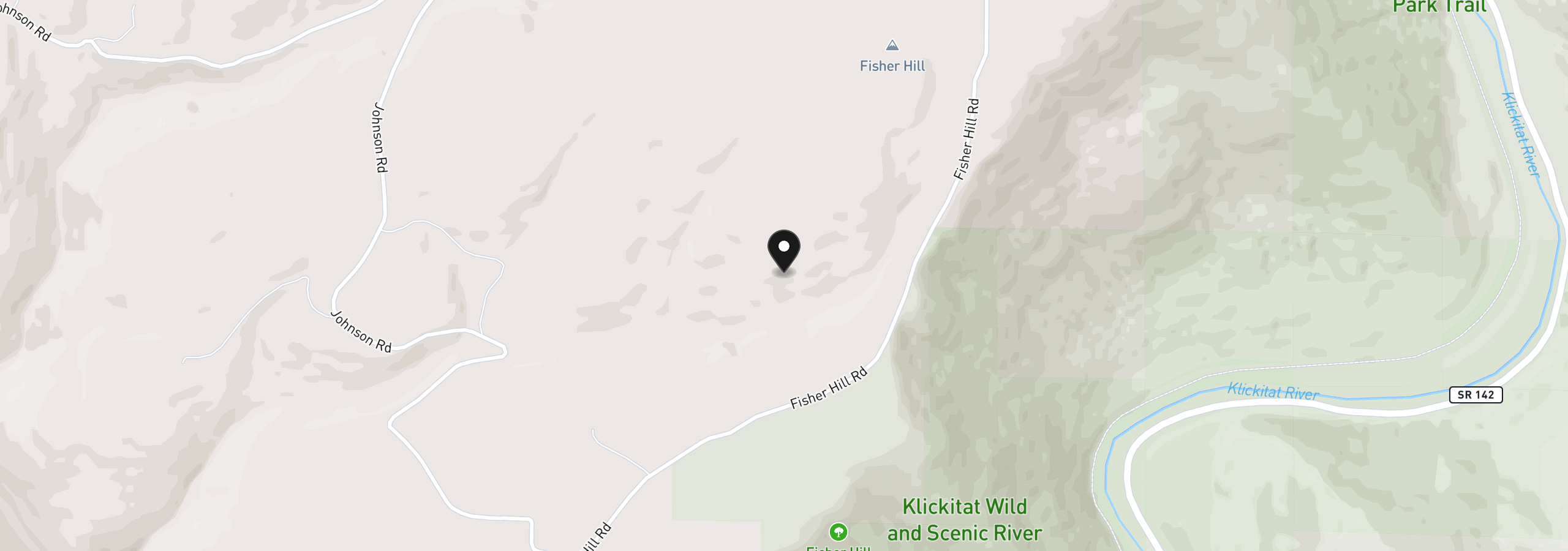 Map showing the location of Secluded Way 2, Lyle, Wa 98635