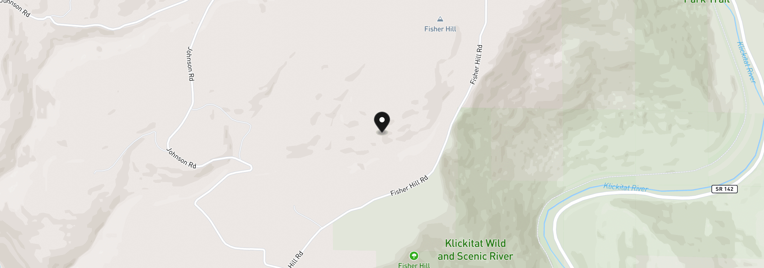 Map showing the location of Secluded Way 3, Lyle, Wa 98635