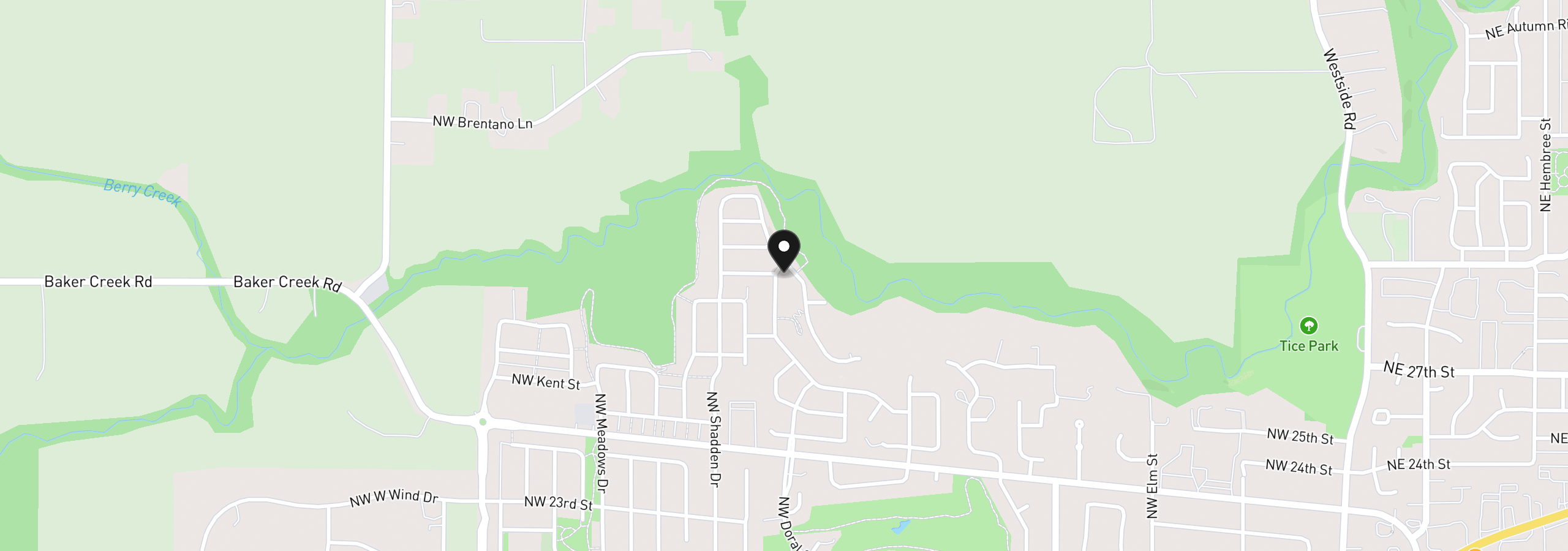 Map showing the location of 2992 NW Pinot Noir Dr 17, McMinnville, OR 97128