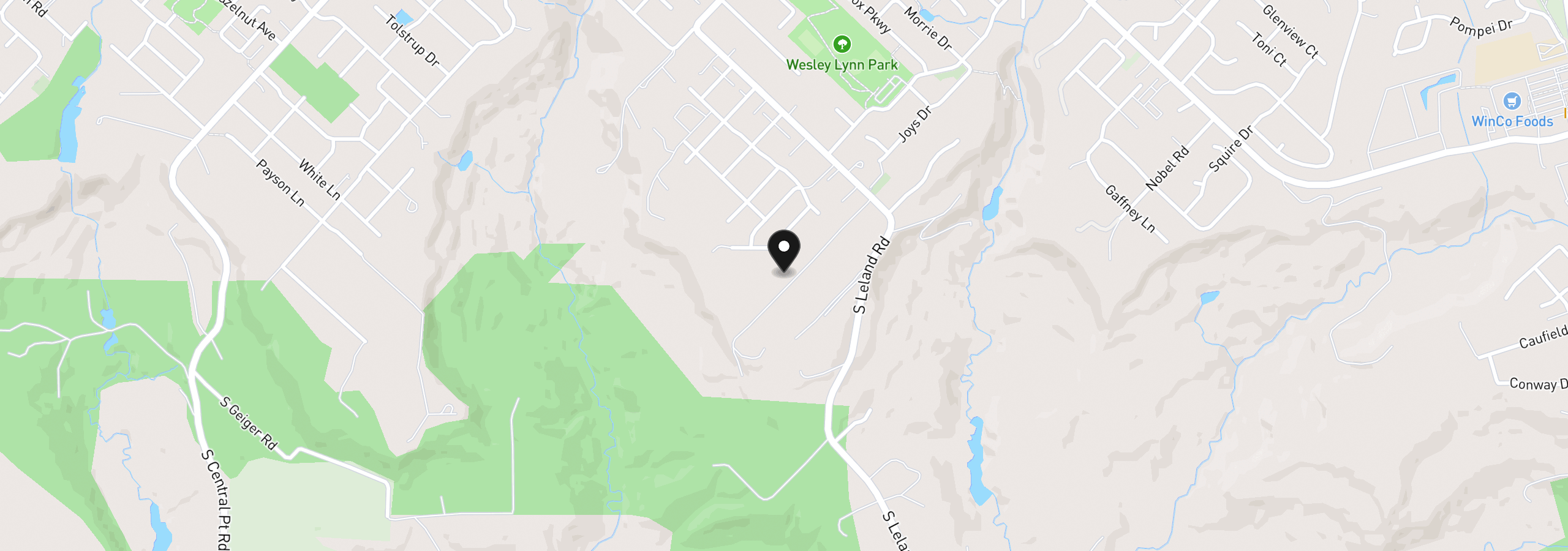 Map showing the location of 19903 Leland Rd, Oregon City, OR 97045