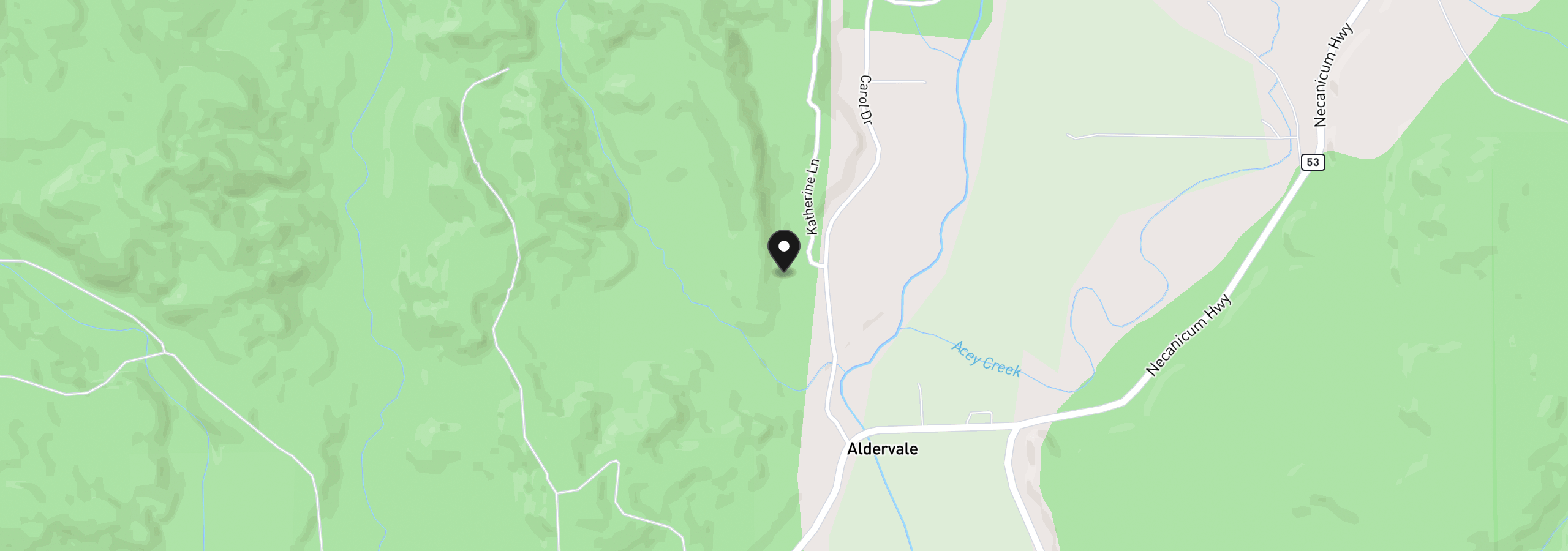 Map showing the location of Katherine Ln 5, Nehalem, OR 97131