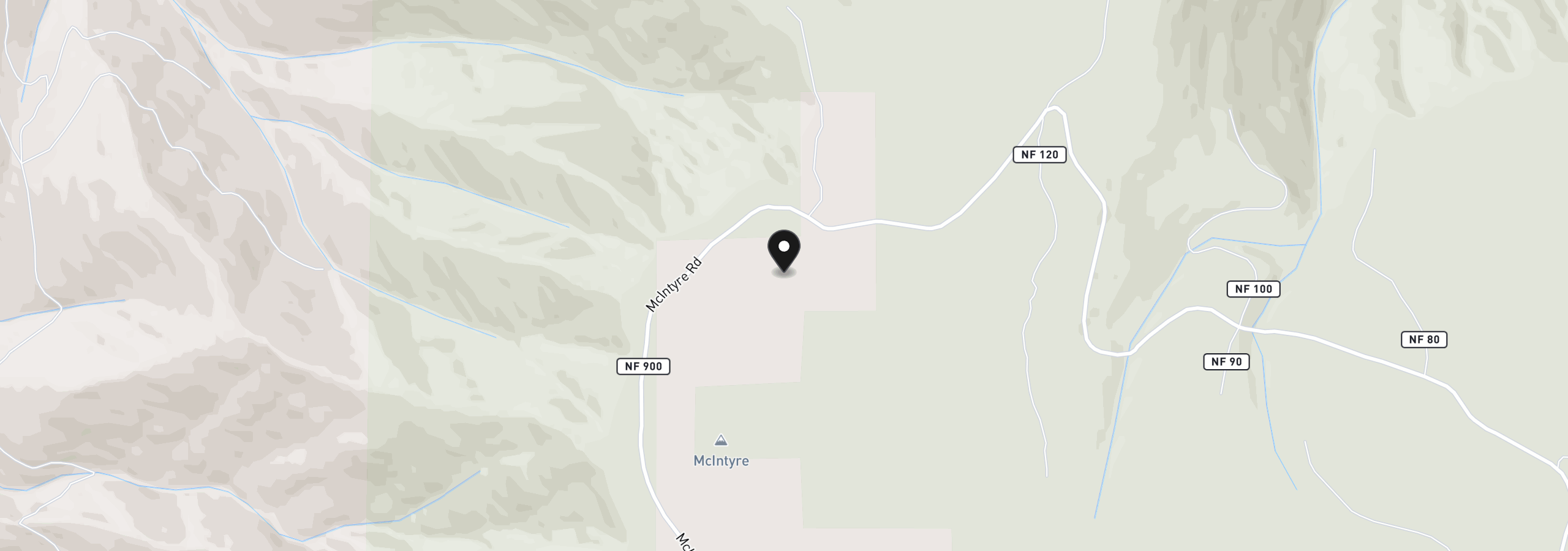 Map showing the location of 0 Vacant Land, Weston, OR 97886